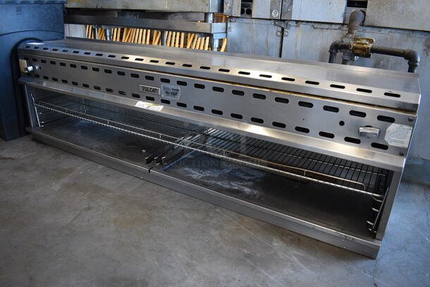 GREAT! LATE MODEL! Vulcan Stainless Steel Commercial Gas Powered Cheese Melter. 72x20x23