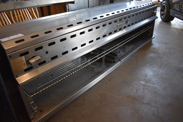 GREAT! LATE MODEL! Vulcan Stainless Steel Commercial Gas Powered Cheese Melter. 72x20x23 - Image 3 of 5
