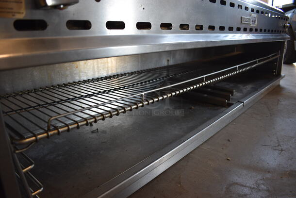 GREAT! LATE MODEL! Vulcan Stainless Steel Commercial Gas Powered Cheese Melter. 72x20x23 - Image 4 of 5