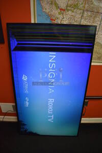 Insignia Model NS-65DR620NA18 65" Television w/ Metal Wall Mount. Buyer Must Pick Up - We Will Not Ship This Item.