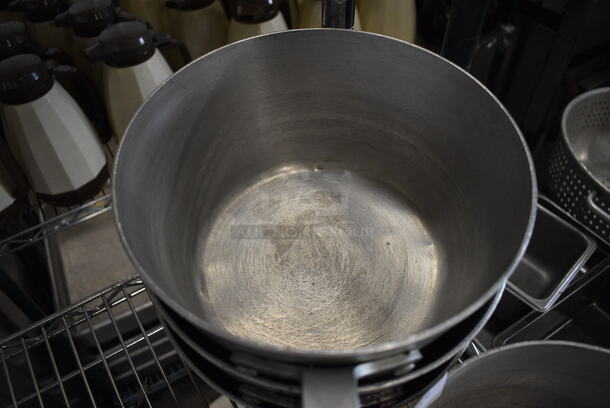 4 Metal Sauce Pots. 17x9x5. 4 Times Your Bid! - Image 3 of 3