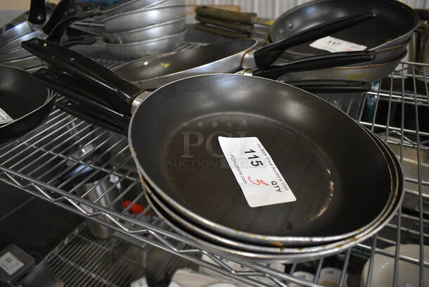 3 Metal Skillets. 17x10x2. 3 Times Your Bid! - Image 1 of 5