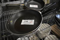 3 Metal Skillets. 17x10x2. 3 Times Your Bid!