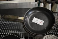3 Metal Skillets. 18x10.5x2. 3 Times Your Bid!