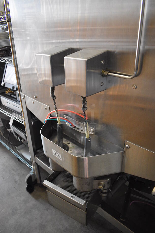 BEAUTIFUL! American Dish Service Model 5-AGS Stainless Steel Commercial Floor Style Double Pass Through Dishwasher. 120 Volts, 1 Phase. 50x32x73 - Image 7 of 8