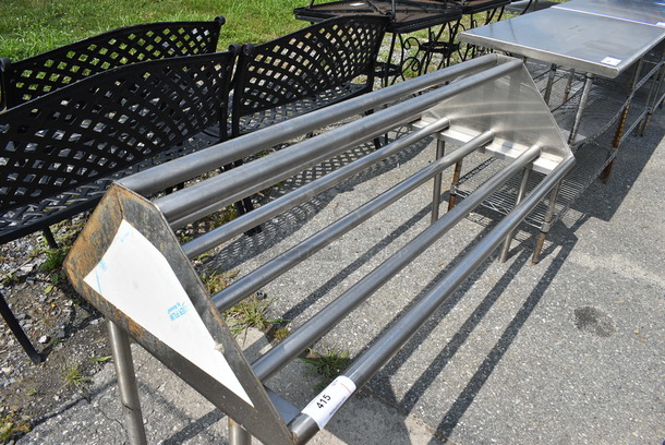 Stainless Steel Commercial Drying Rack Overshelf. 60x27x32 - Image 2 of 3