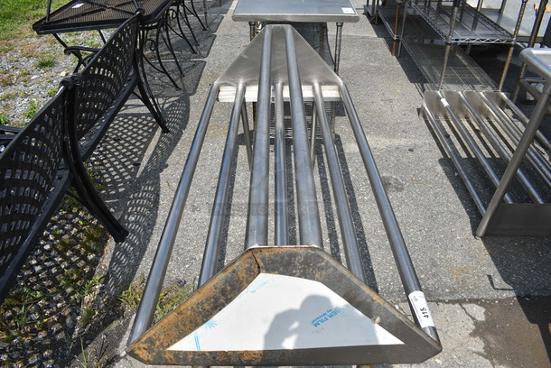 Stainless Steel Commercial Drying Rack Overshelf. 60x27x32 - Image 3 of 3