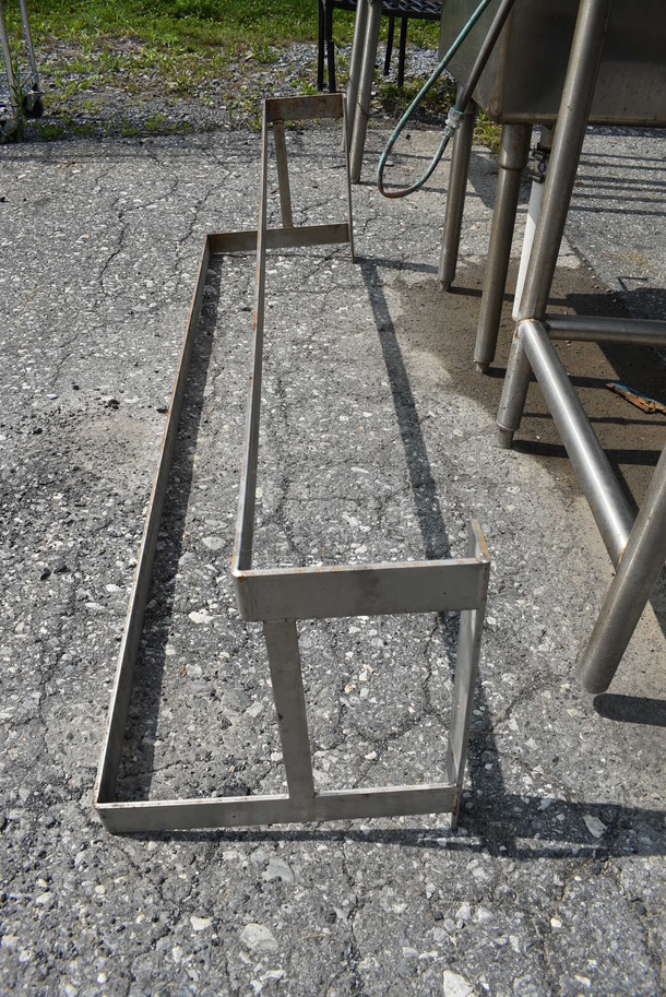 Stainless Steel Commercial Pot Rack. 60x14x14 - Image 2 of 2