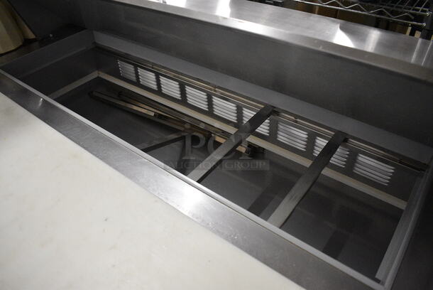 GREAT! Beverage Air Model SPE48-12 Stainless Steel Commercial Sandwich Salad Prep Table Bain Marie Mega Top on Commercial Casters. 115 Volts, 1 Phase. 48x30x42. Tested and Working! - Image 4 of 7