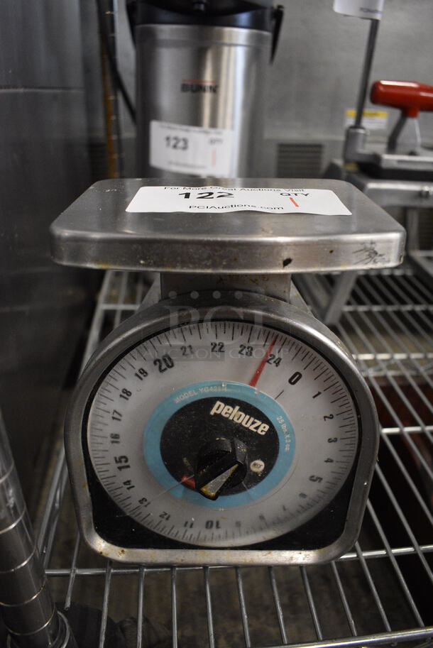 Pelouze Metal Countertop Food Portioning Scale. 7x7x9 - Image 1 of 3