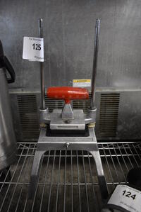 Metal Commercial Countertop Vegetable Cutter. 8x8x17