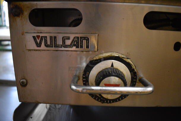 GORGEOUS! LATE MODEL! Vulcan Stainless Steel Commercial Countertop Gas Powered Flat Top Griddle w/ Thermostatic Controls. 72x31x16 - Image 3 of 5