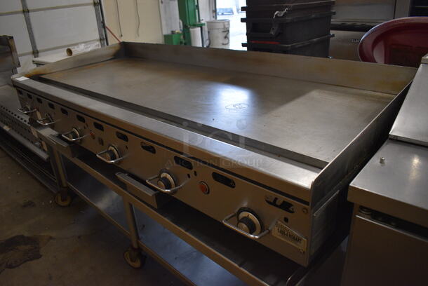 GORGEOUS! LATE MODEL! Vulcan Stainless Steel Commercial Countertop Gas Powered Flat Top Griddle w/ Thermostatic Controls. 72x31x16 - Image 5 of 5