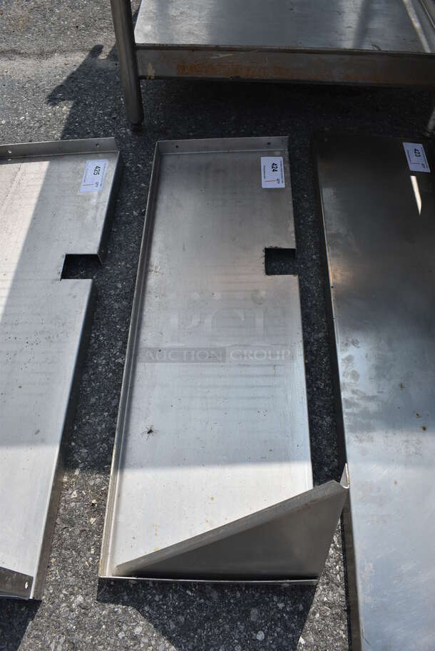 Metal Shelf. 36x12x14 - Image 1 of 2