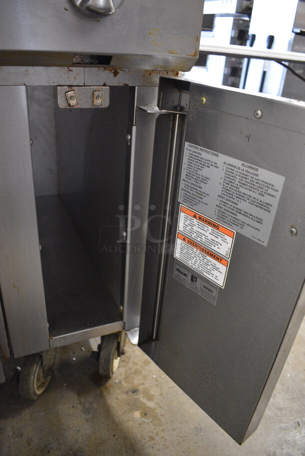SWEET! LATE MODEL! Vulcan Model V336HB-505 Stainless Steel Commercial Gas Powered Flat Top Griddle w/ Lower Doors on Commercial Casters. 48x37x40 - Image 7 of 11