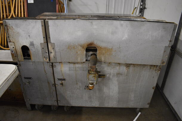 SWEET! LATE MODEL! Vulcan Model V336HB-505 Stainless Steel Commercial Gas Powered Flat Top Griddle w/ Lower Doors on Commercial Casters. 48x37x40 - Image 9 of 11