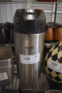 Bunn Chrome Finish Air Pot. 6x8x17
