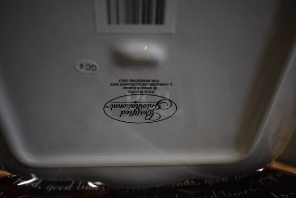 4 Ceramic Plates. 8x9x1. 4 Times Your Bid! - Image 3 of 5