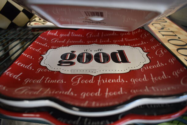 4 Ceramic Plates. 8x9x1. 4 Times Your Bid! - Image 4 of 5