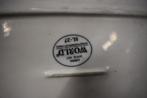 23 White Ceramic Rectangular Plates. 7x11x1. 23 Times Your Bid! - Image 5 of 5