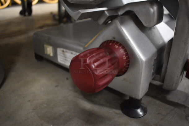 NICE! Berkel Stainless Steel Commercial Countertop Meat Slicer w/ Blade Sharpener. 24x21x21. Tested and Working! - Image 5 of 5