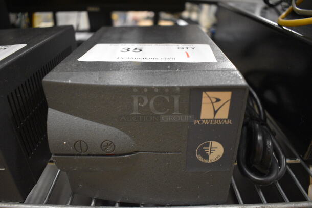 Powervar Model ABCG065-11 Power Conditioner. 120 Volts, 1 Phase. 5x7.5x4 - Image 1 of 4