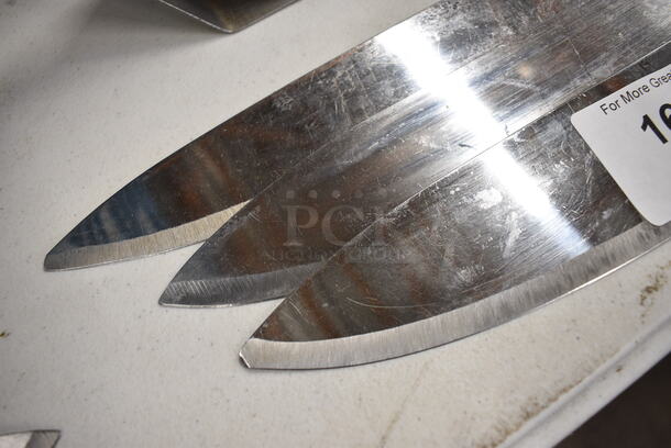 3 Various Metal Knives. Includes 15.5". 3 Times Your Bid! - Image 3 of 3