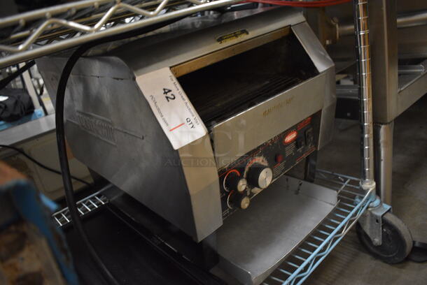 NICE! Hatco Toast Qwik Stainless Steel Commercial Countertop Electric Powered Conveyor Toaster Oven. 15x22x16 - Image 2 of 3