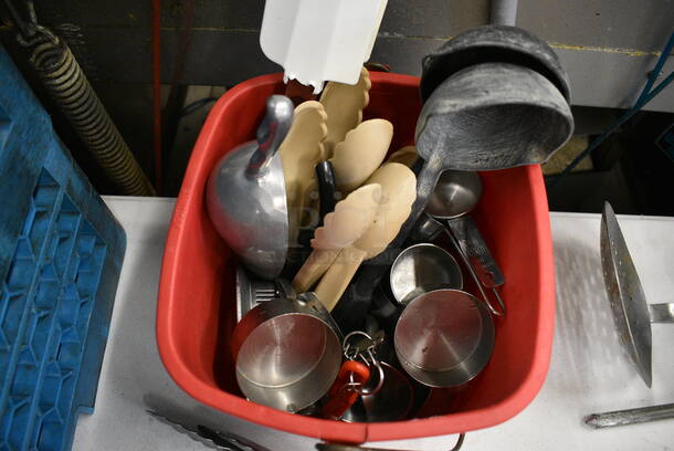 ALL ONE MONEY! Lot of Various Items in Red Bucket!  - Image 3 of 3