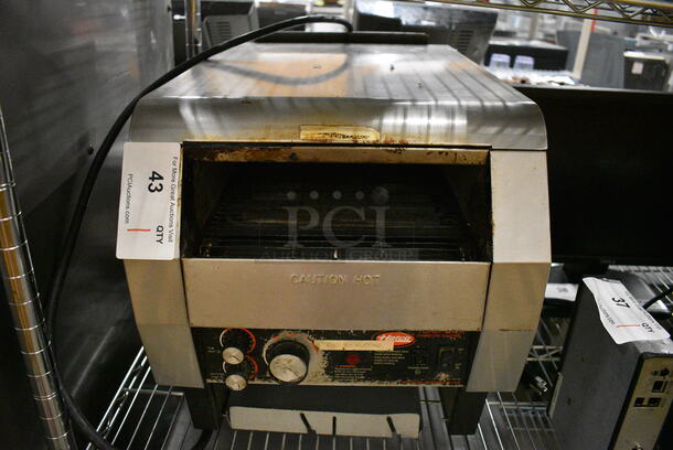 NICE! Hatco Toast Qwik Stainless Steel Commercial Countertop Electric Powered Conveyor Toaster Oven. 15x22x16