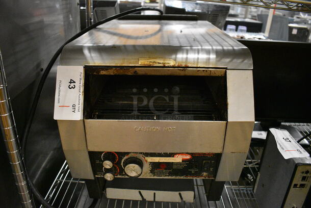 NICE! Hatco Toast Qwik Stainless Steel Commercial Countertop Electric Powered Conveyor Toaster Oven. 15x22x16 - Image 1 of 5
