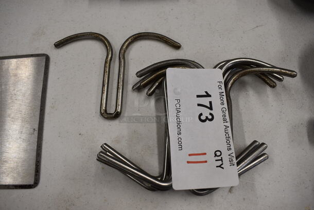 11 Metal Pot Rack Hooks. 5.5x4. 11 Times Your Bid! - Image 1 of 2