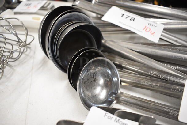 10 Metal Ladles. Includes 12". 10 Times Your Bid! - Image 2 of 2