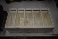 White Poly Unit. 13x7x3