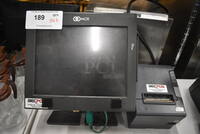 ALL ONE MONEY! Lot of NCR 12" POS Monitor w/ Epson Model M244A Receipt Printer! 