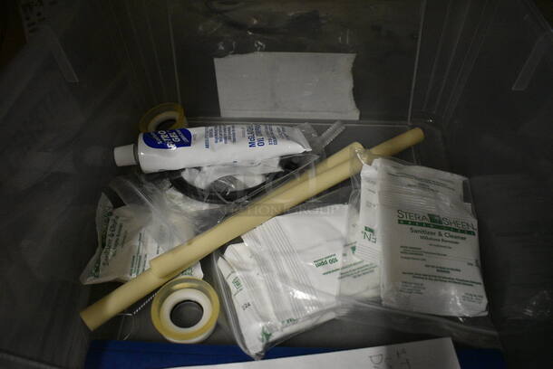 ALL ONE MONEY! Lot of Various Ice Cream Machine Parts in Clear Bin! - Image 3 of 4