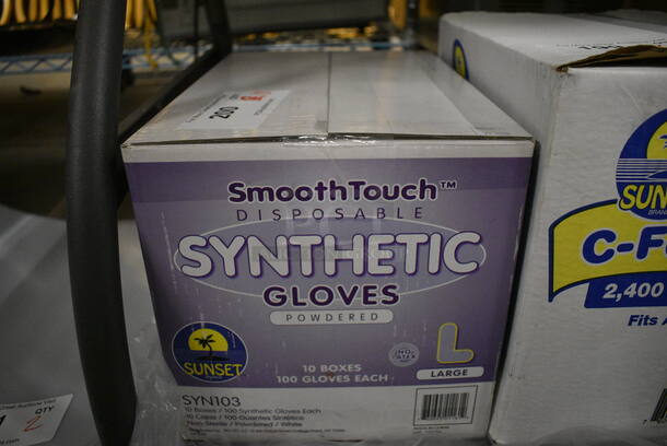 10 BRAND NEW! SmoothTouch Disposable Gloves. 10 Times Your Bid! - Image 1 of 3