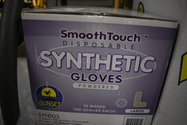 10 BRAND NEW! SmoothTouch Disposable Gloves. 10 Times Your Bid! - Image 3 of 3