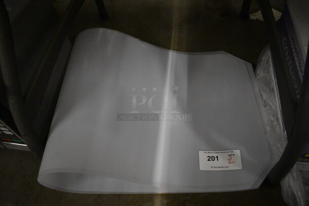 2 Plastic Sheets for Metro Shelf. 47x17. 2 Times Your Bid! - Image 1 of 2