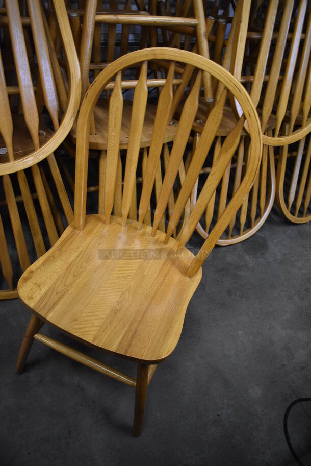 4 Wooden Dining Chairs. Stock Picture - Cosmetic Condition May Vary. 19x18x38. 4 Times Your Bid! - Image 3 of 5