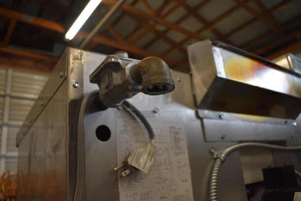 BEAUTIFUL! Montague Technostar Stainless Steel Commercial Gas Powered Full Size Convection Oven w/ View Through Doors, Metal Oven Racks and Thermostatic Controls on Metal Legs. 38x35x62 - Image 9 of 10