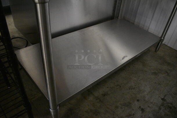 John Boos Butcher Block Table w/ Metal Undershelf. 60x30x35.5 - Image 3 of 3