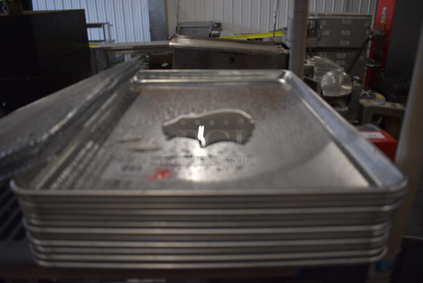 12 Metal Full Size Baking Pans. 18x26x1. 12 Times Your Bid! - Image 1 of 2