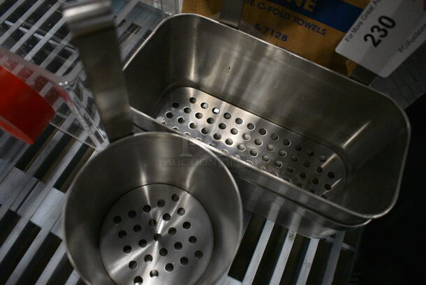 2 Metal Bins. 9.5x5x9, 5x5x10. 2 Times Your Bid! - Image 2 of 2