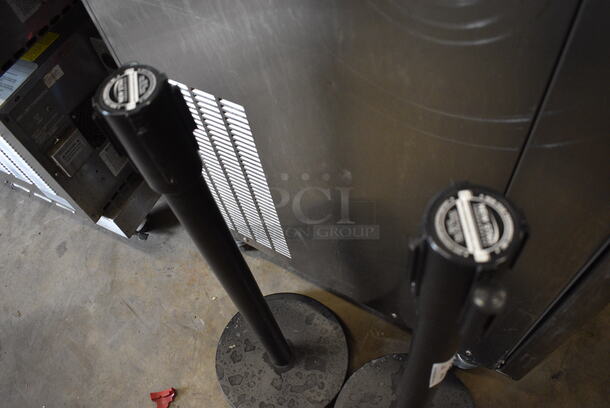 2 New Star Black Stanchions. 12x12x36. 2 Times Your Bid! - Image 2 of 3