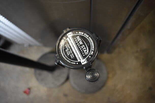 2 New Star Black Stanchions. 12x12x36. 2 Times Your Bid! - Image 3 of 3