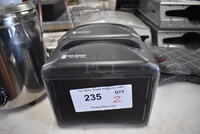 2 San Jamar Poly Countertop Napkin Dispensers. 7.5x5x6.5. 2 Times Your Bid!
