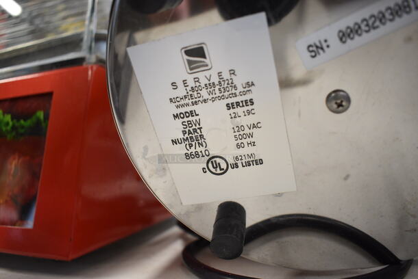NICE! Server Model SBW Stainless Steel Commercial Countertop Food Warmer. 120 Volts, 1 Phase. 8x8x9. Tested and Working! - Image 4 of 4
