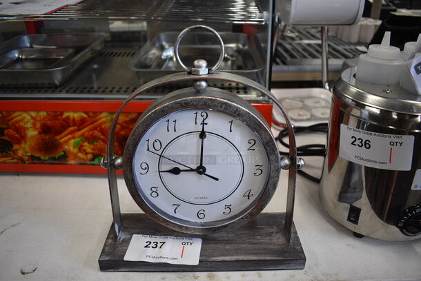 Countertop Clock. 11x4x13 - Image 1 of 2