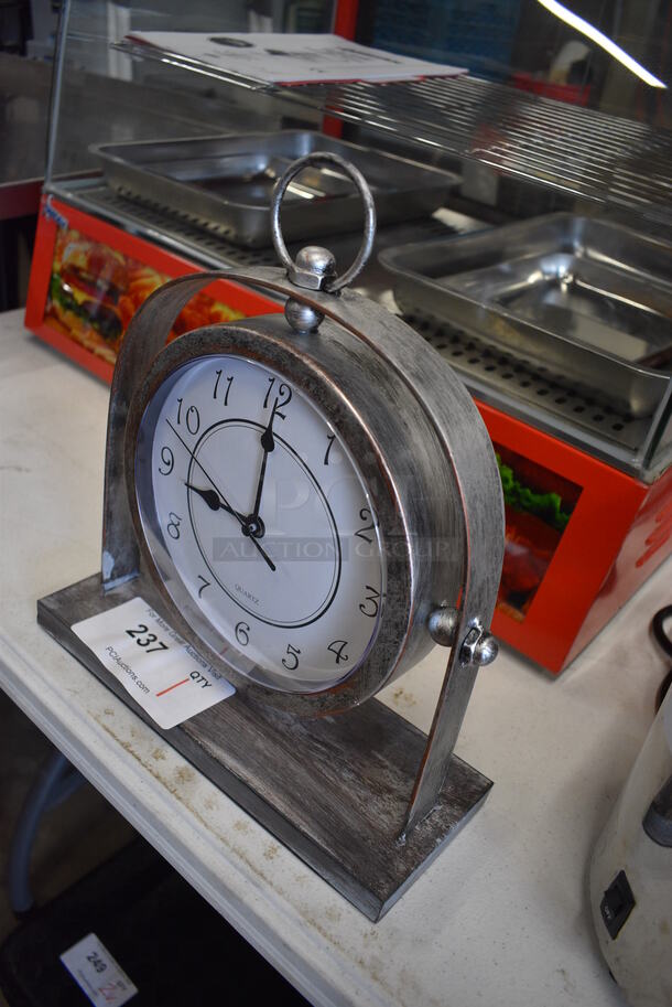 Countertop Clock. 11x4x13 - Image 2 of 2